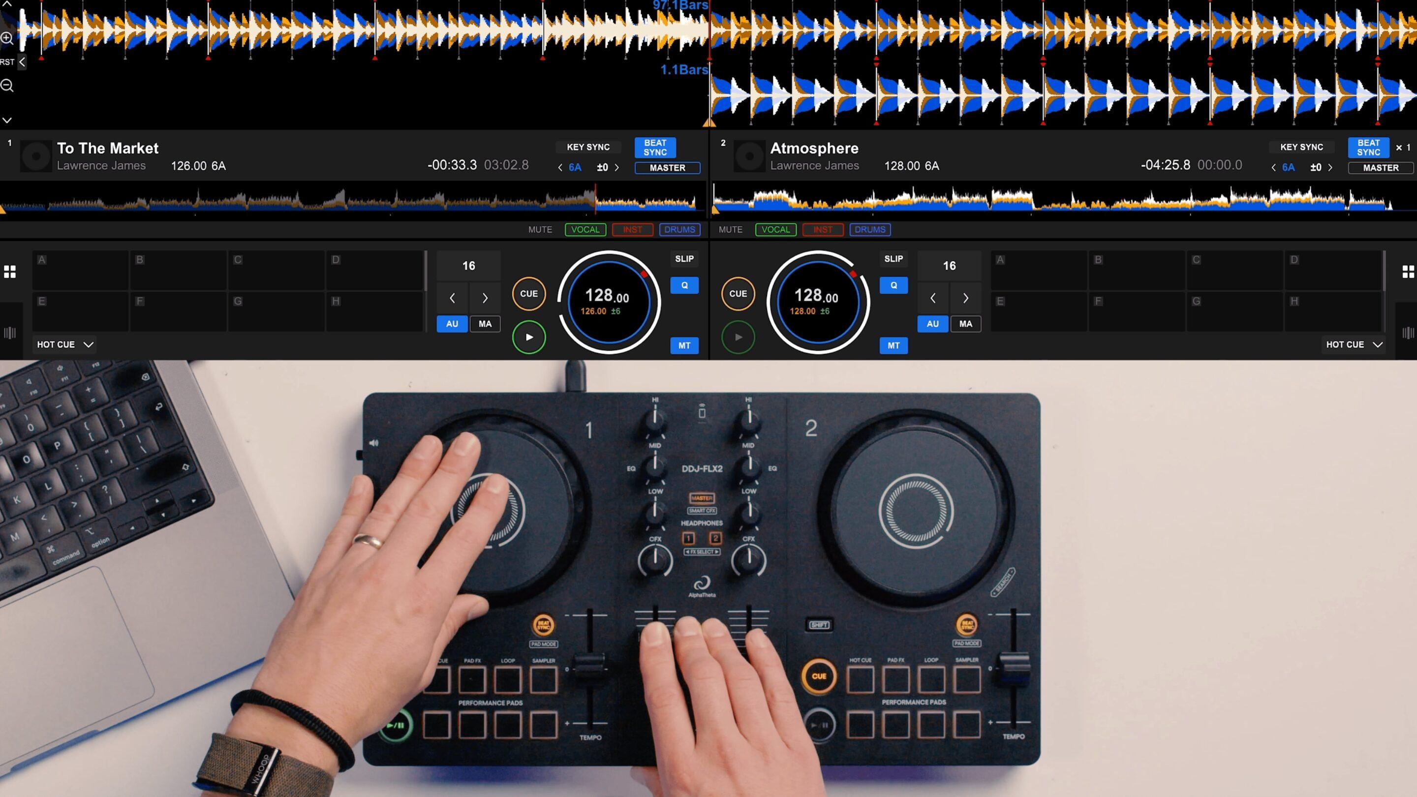 Learn to DJ on the DDJ-FLX2