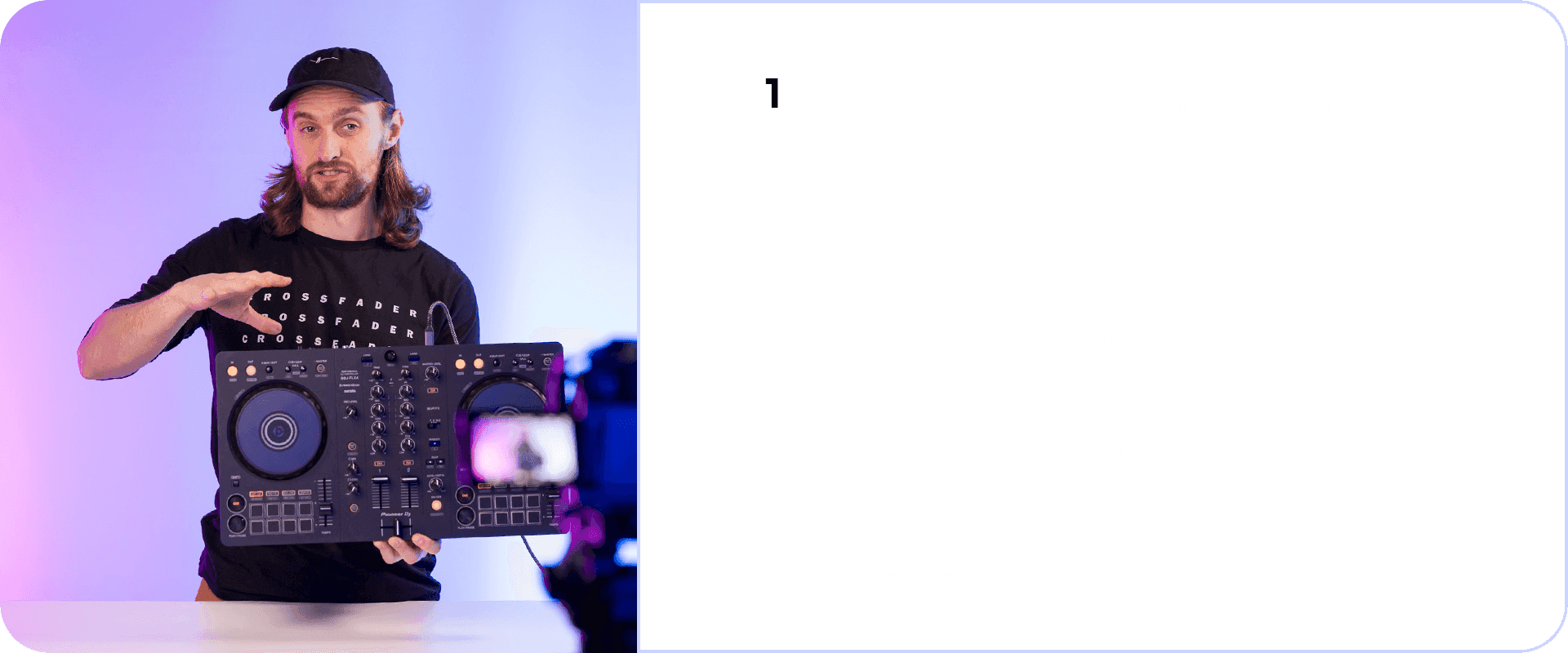 crossfader lesson list